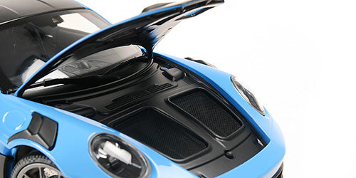 Minichamps 2022 Porsche 911 992 GT3 RS Blue w/ Weissach Package, Dark Silver Wheels  1:18 LIMITED