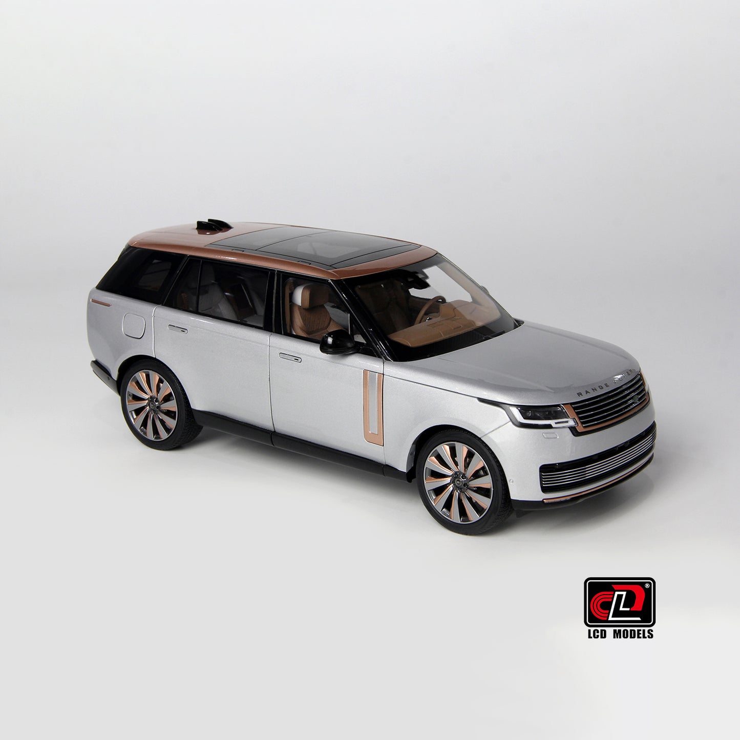 LCD 2022 Range Rover SV Silver w/ Bronze Accents 1:18