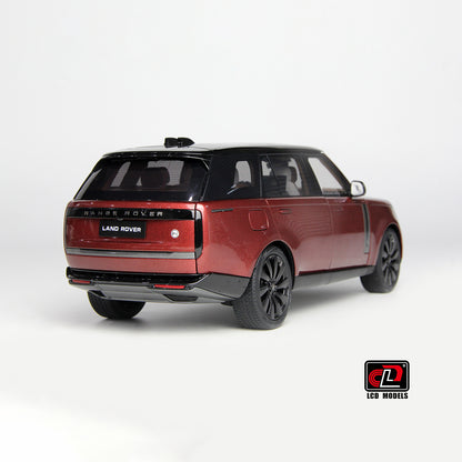 LCD 2022 Land Rover Range Rover SV Red w/ Black Wheels and Accents 1:18