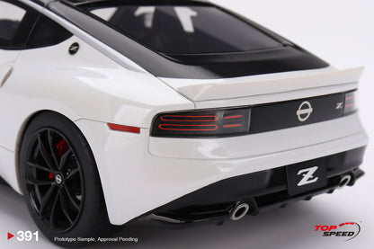 Topspeed 1:18 Nissan Z Performance 2023 Everest White LHD