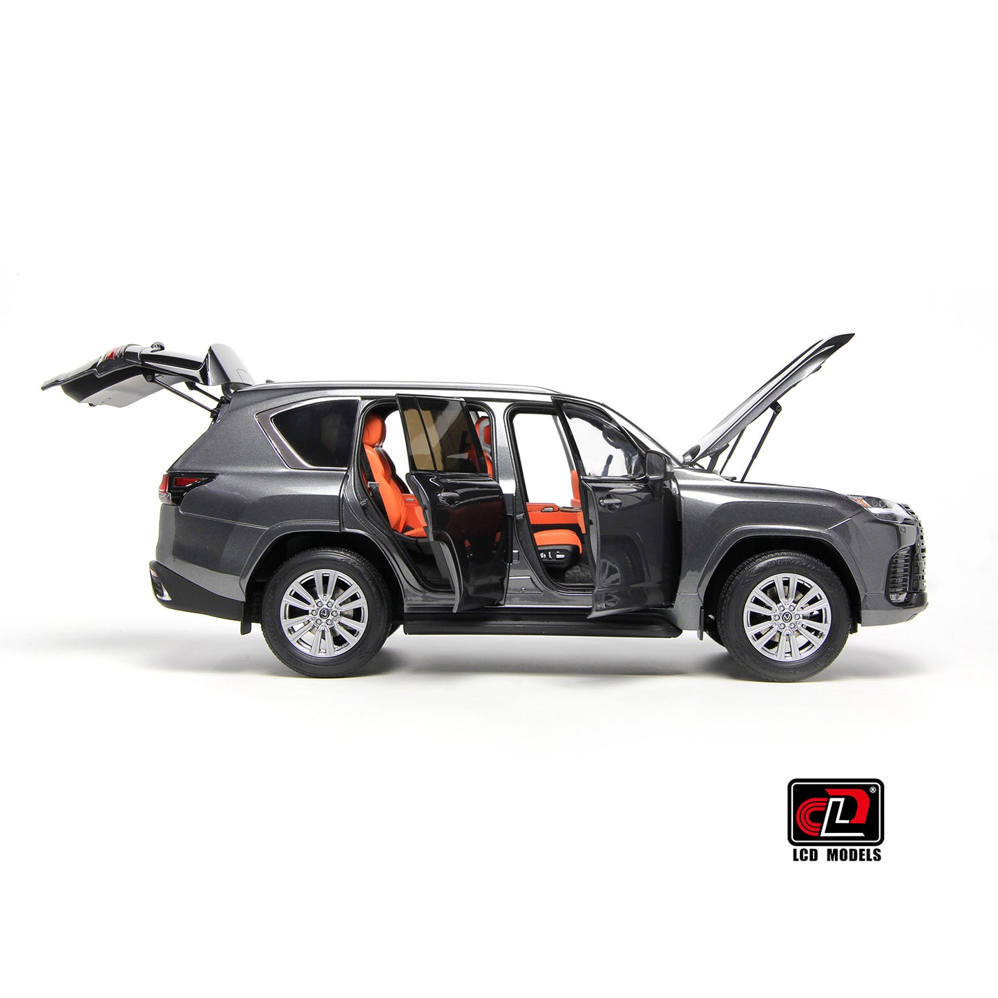 LCD 2024 Lexus LX600 Grey Metallic 1:18