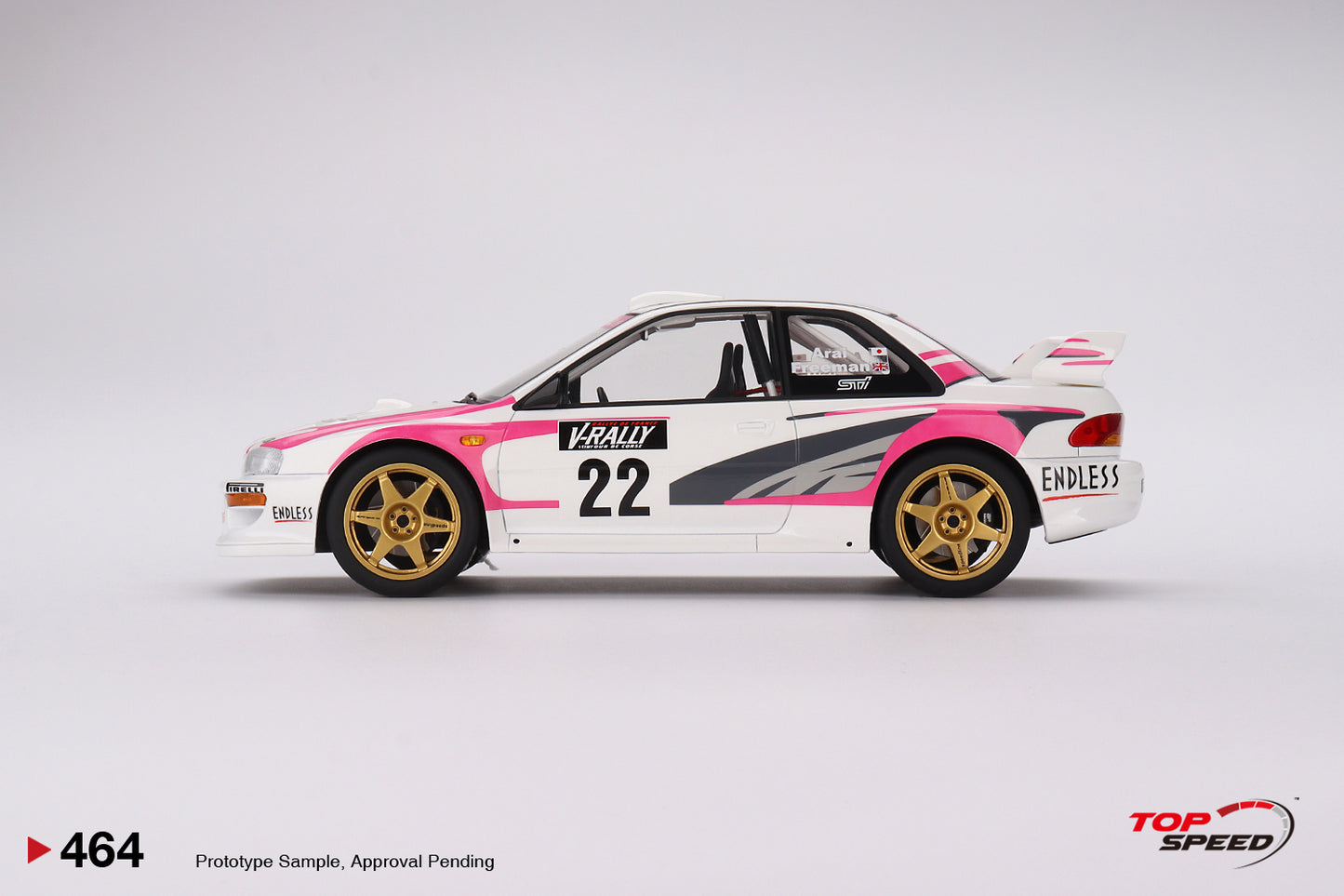 Topspeed 1:18 Subaru Impreza WRC98 1999 Rally Tour de Corse #22