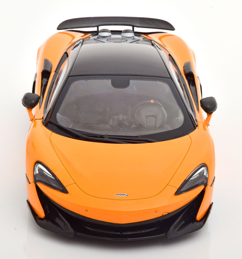 Solido 2018 Mclaren 600LT Coupe Papaya Orange w/ Black Accents 1:18