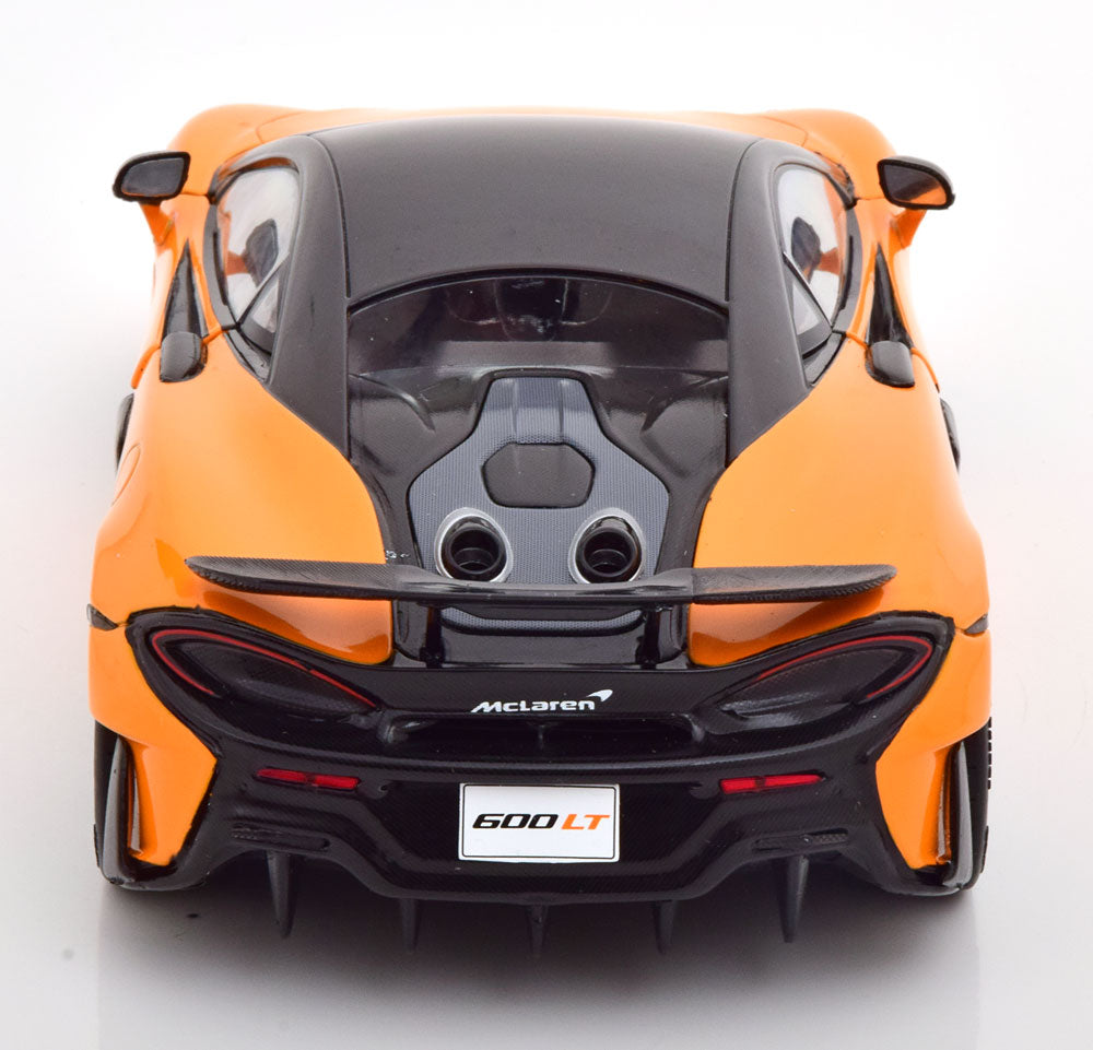 Solido 2018 Mclaren 600LT Coupe Papaya Orange w/ Black Accents 1:18