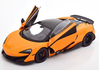 Solido 2018 Mclaren 600LT Coupe Papaya Orange w/ Black Accents 1:18