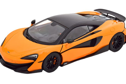 Solido 2018 Mclaren 600LT Coupe Papaya Orange w/ Black Accents 1:18