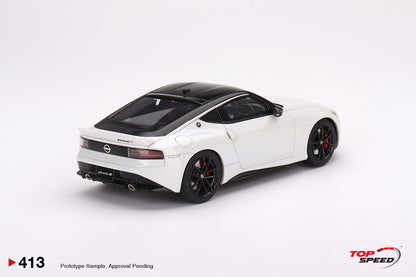 Topspeed 1:18 Nissan Fairlady Z Version ST 2023 Everest White RHD