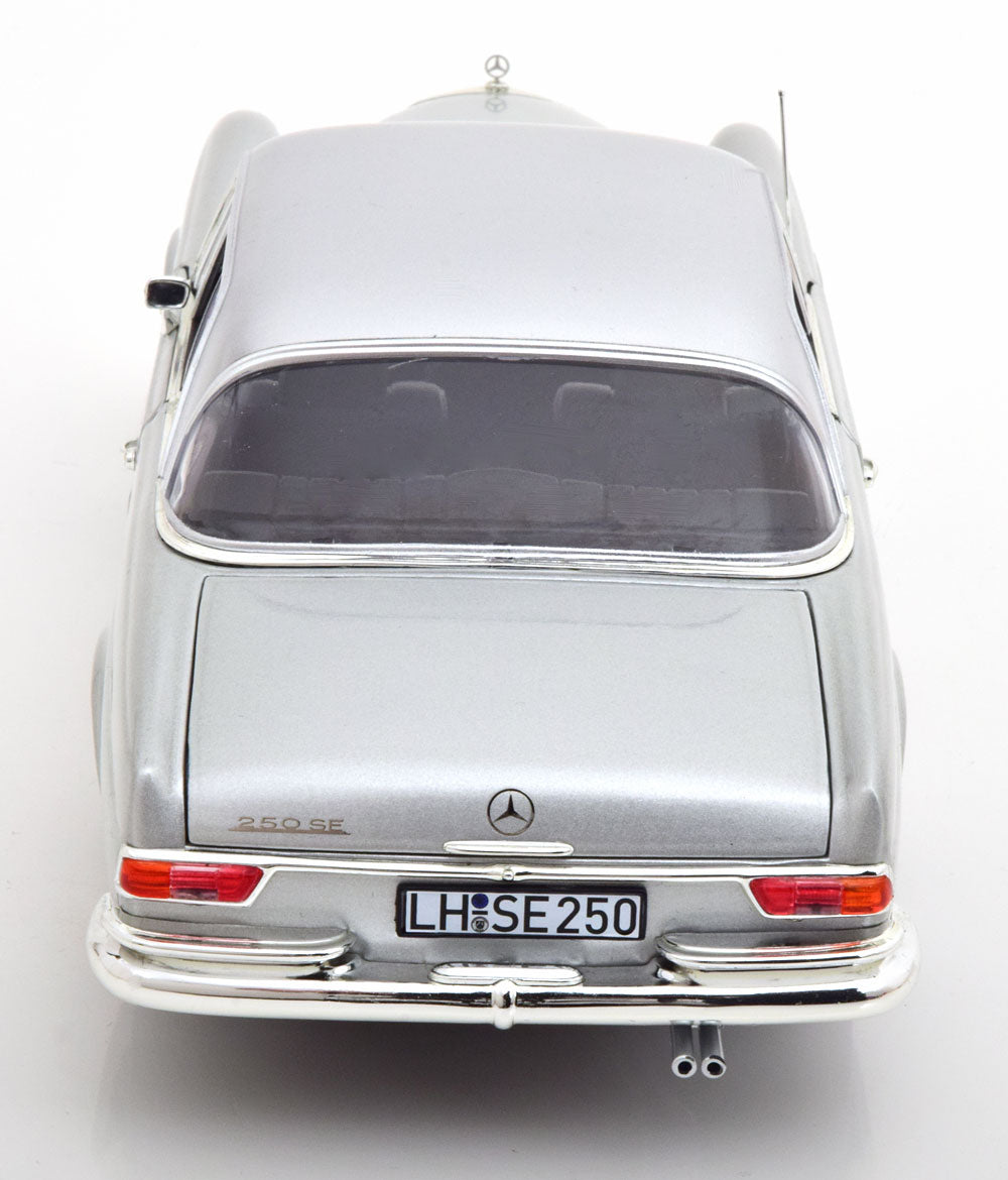 Norev 1969 Mercedes-Benz 250SE S-Class (W111) Coupe Silver 1:18