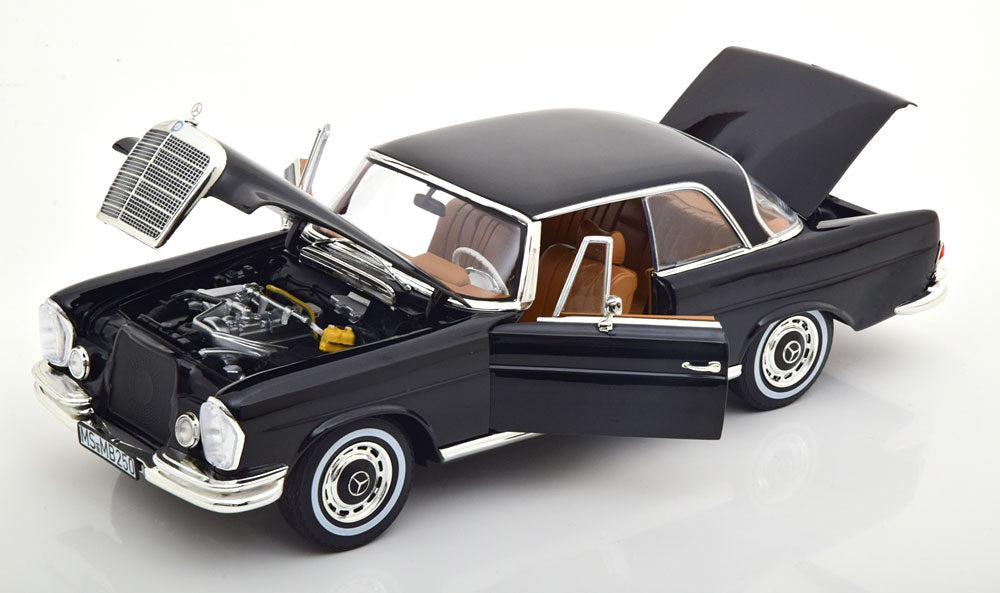 Norev 1969 Mercedes-Benz 250SE S-Class (W111) Coupe Black 1:18