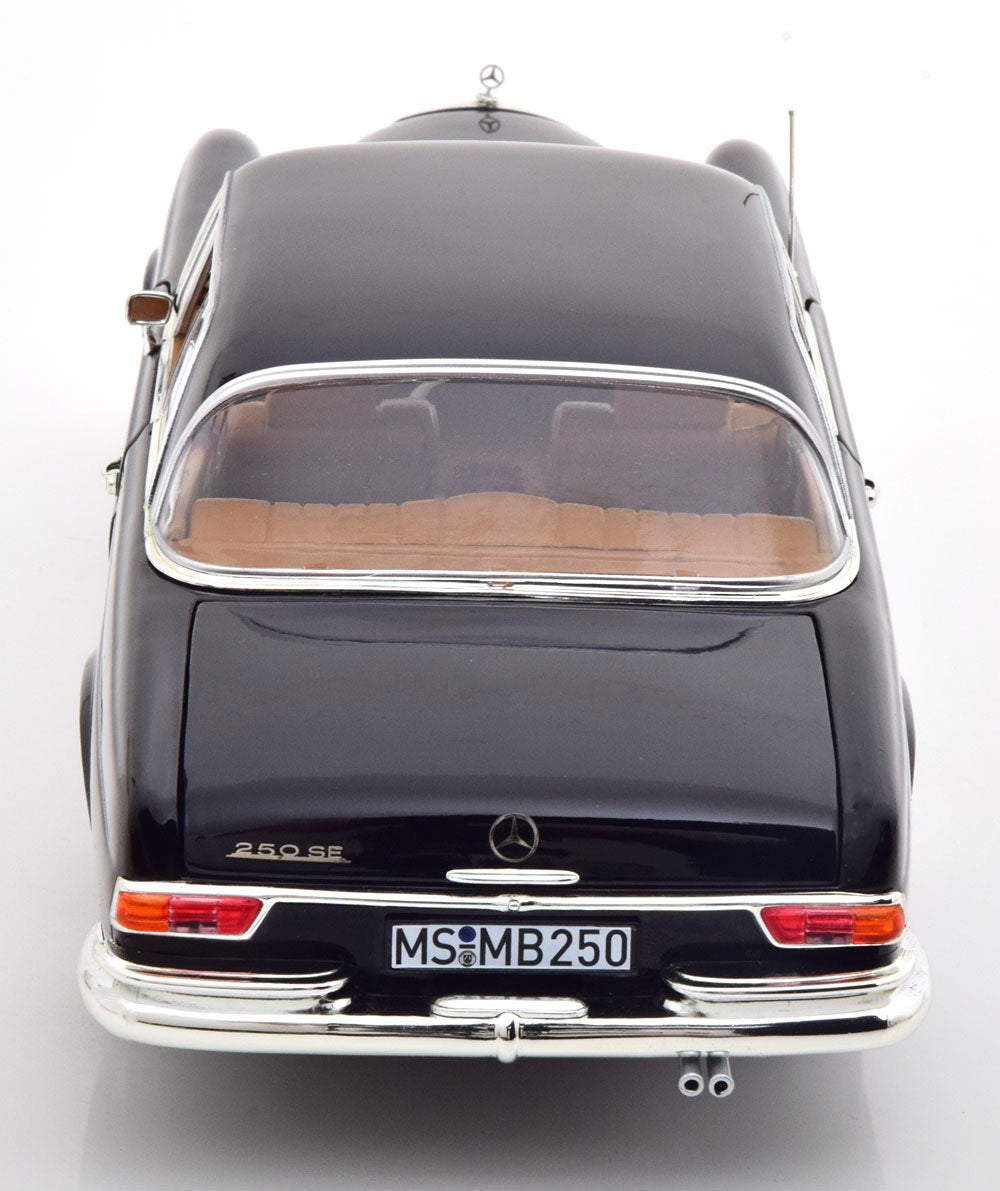 Norev 1969 Mercedes-Benz 250SE S-Class (W111) Coupe Black 1:18