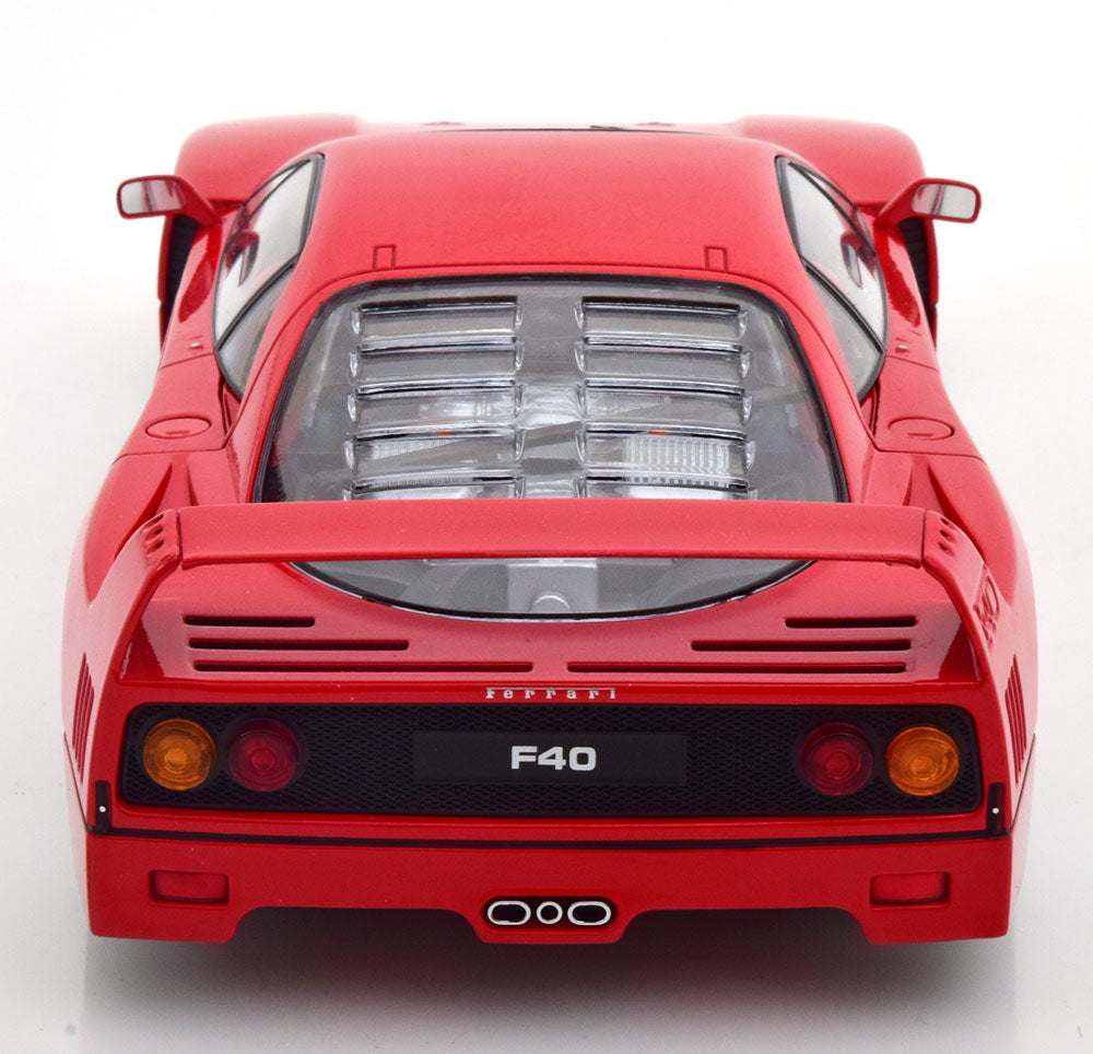 KK Scale 1987 Ferrari F40 Ferrari Red w/ Red Interior 1:18