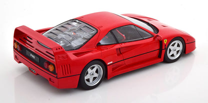 KK Scale 1987 Ferrari F40 Ferrari Red w/ Red Interior 1:18