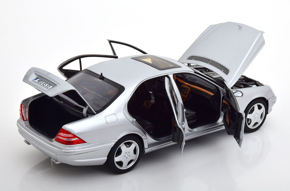 Norev 2000 Mercedes-Benz S-Class S55 AMG (W220) Silver Metallic 1:18