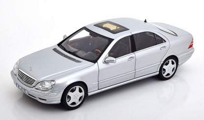 Norev 2000 Mercedes-Benz S-Class S55 AMG (W220) Silver Metallic 1:18