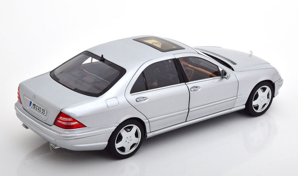 Norev 2000 Mercedes-Benz S-Class S55 AMG (W220) Silver Metallic 1:18