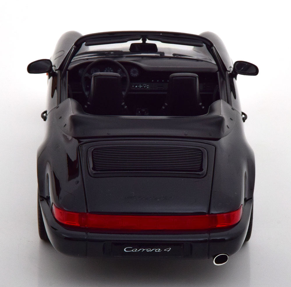 Norev 1990 Porsche 911 964 Carrera Cabriolet Black 1:18