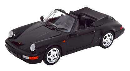 Norev 1990 Porsche 911 964 Carrera Cabriolet Black 1:18