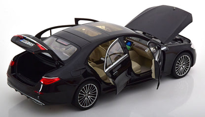 Norev 2021 Mercedes-Benz S-Class AMG (W223) Black Metallic 1:18