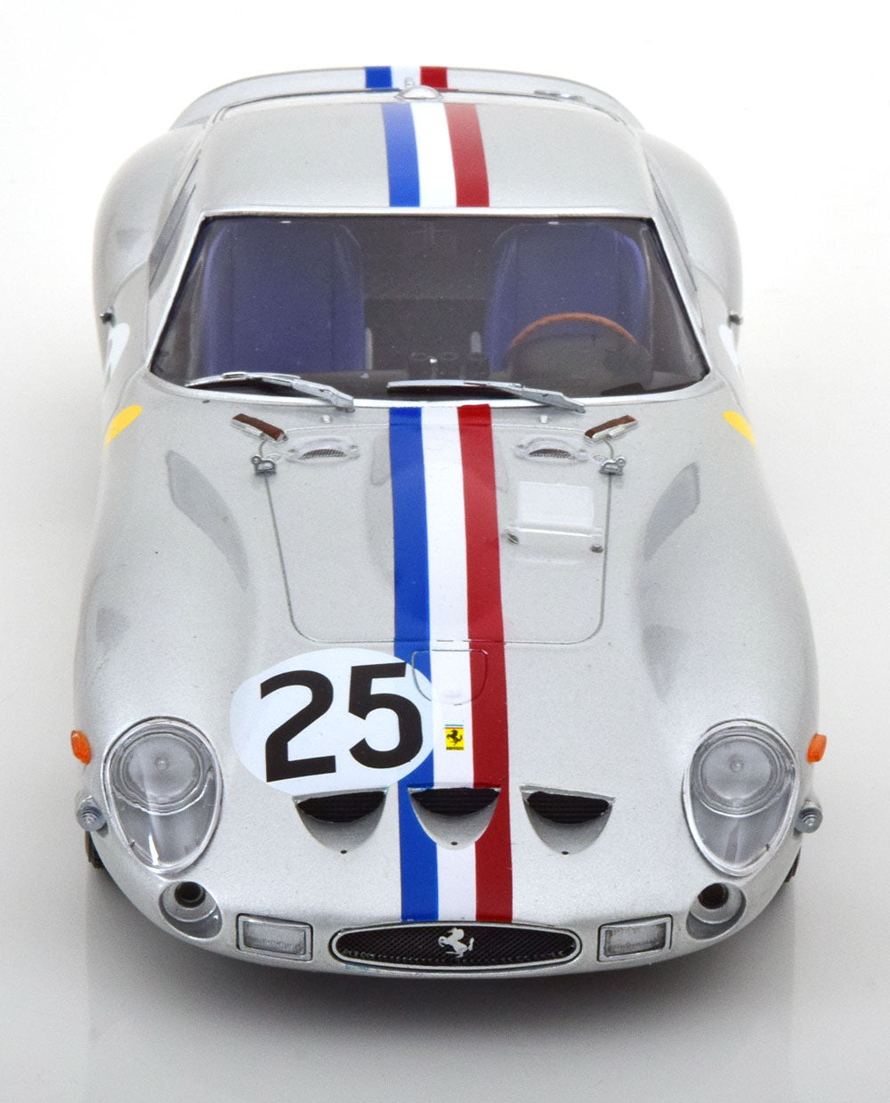 KK Scale 1963 Ferrari 250 GTO #25 24hr Le Mans 1963 Silver 1:18