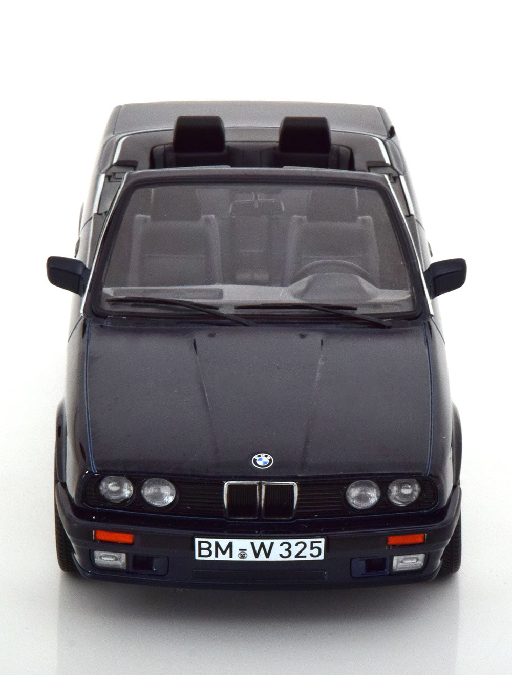 Norev 1991 BMW 325i E30 Convertible Dark Blue Metallic 1:18