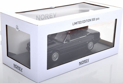 Norev 1991 BMW 325i E30 Convertible Dark Blue Metallic 1:18