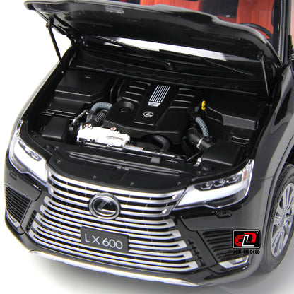 LCD 2024 Lexus LX600 Black 1:18