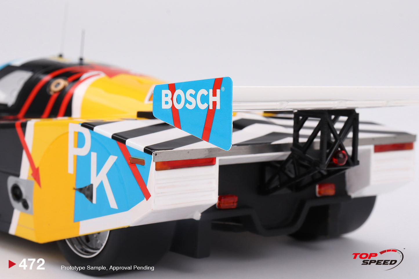 Topspeed Porsche 962 CK6 #11 Porsche Kremer Racing 1990 Le Mans 24 Hrs 1:18