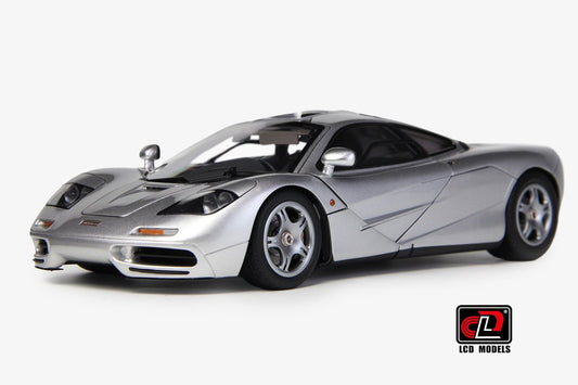 LCD 1993 Mclaren F1 XP5 Silver Metallic 1:18