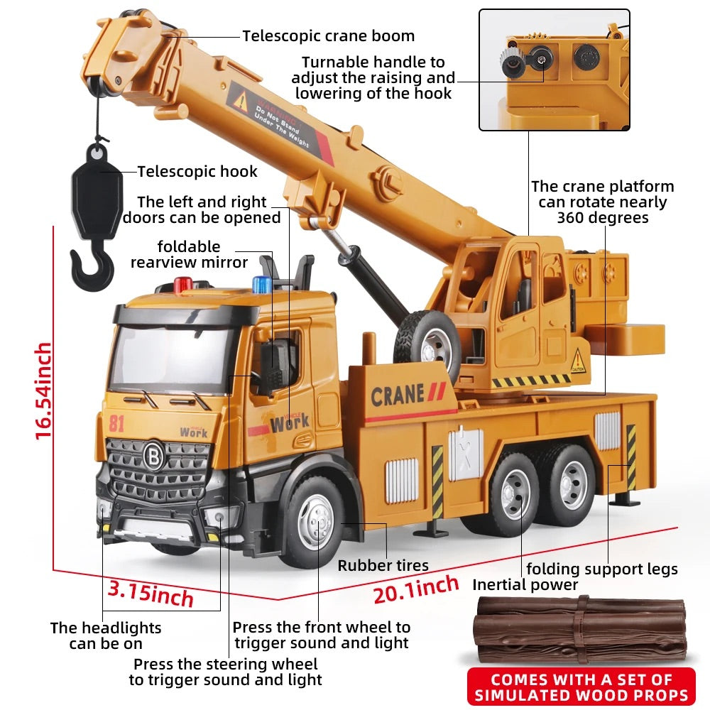 AE Mobile Crane Truck 1:18 Scale