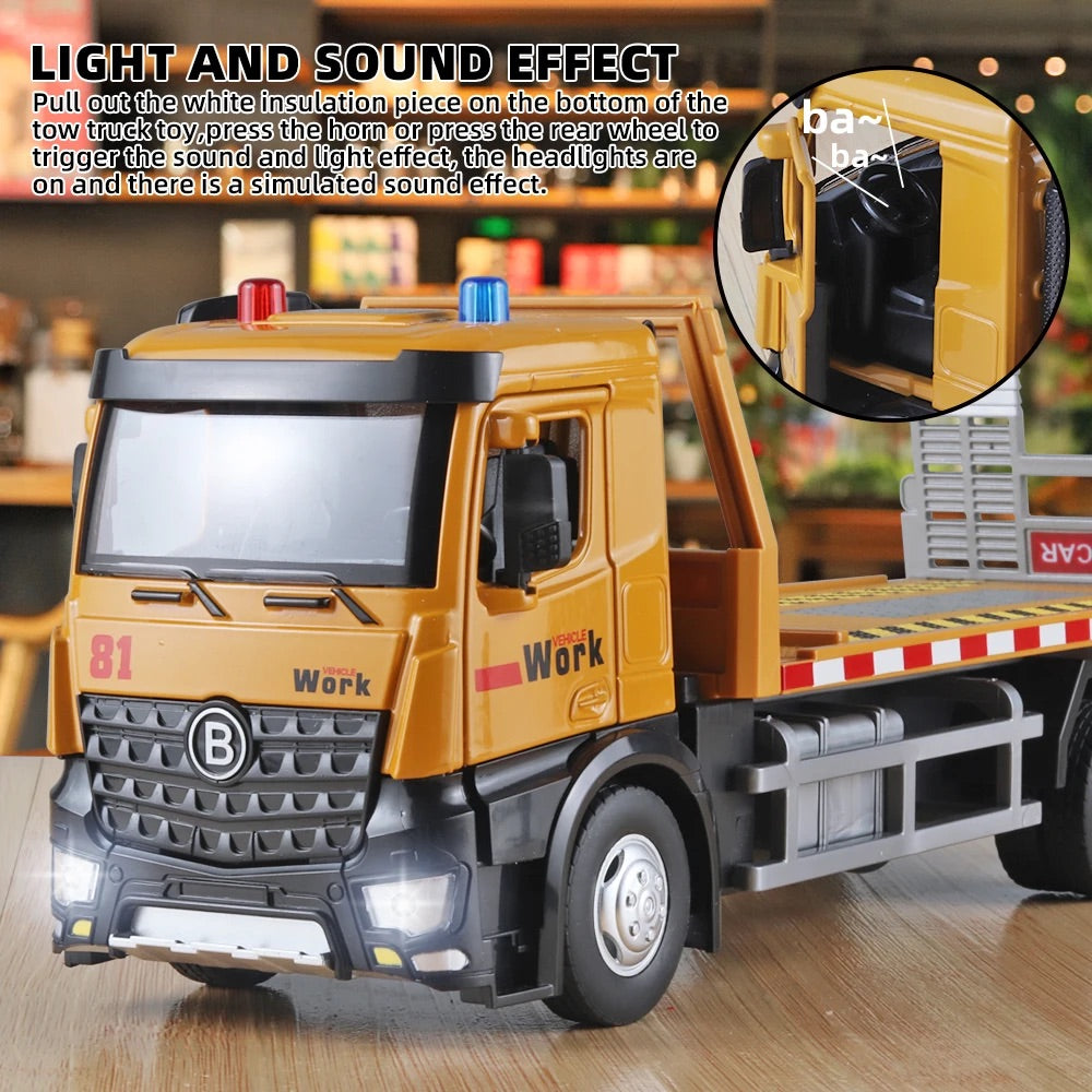 AE Flatbed Wrecker Tow Truck 1:18 Scale