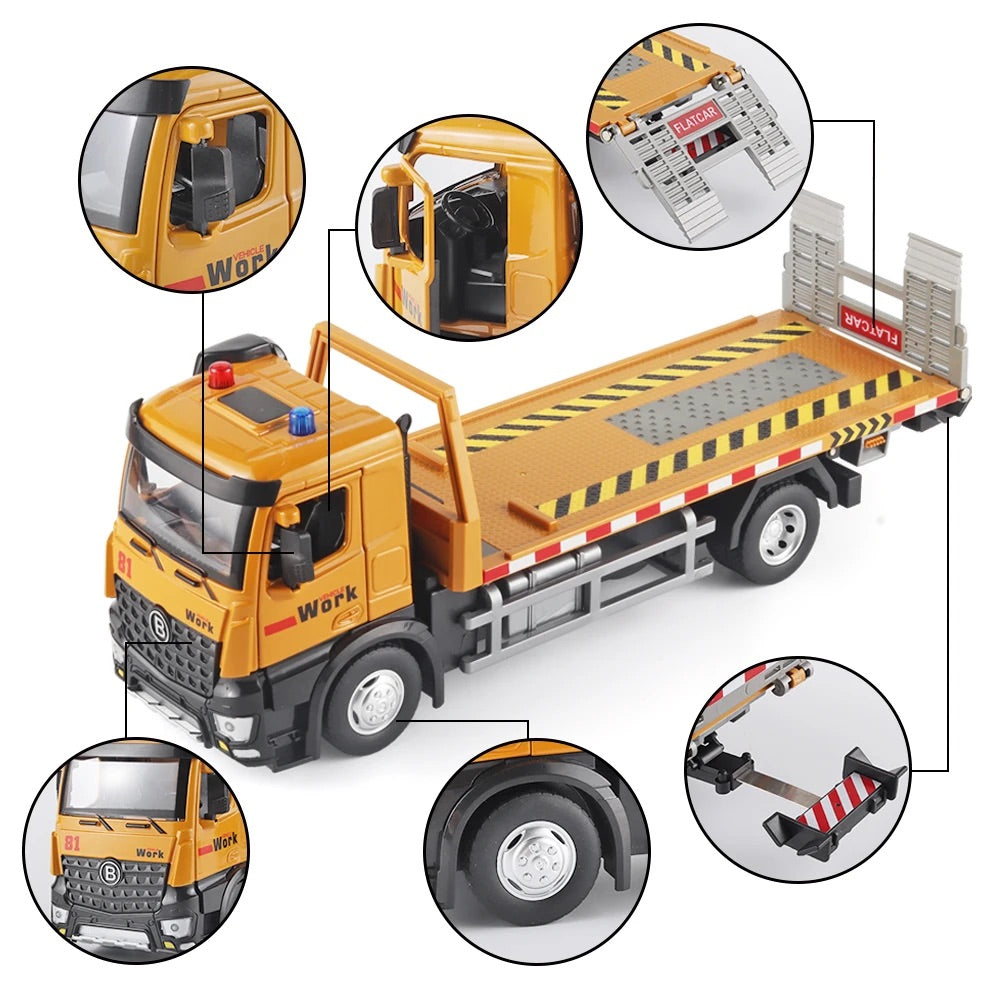 AE Flatbed Wrecker Tow Truck 1:18 Scale