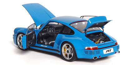 Almost-Real 2018 Porsche 911 RUF SCR Coupe Mexico Blue 1:18