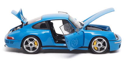 Almost-Real 2018 Porsche 911 RUF SCR Coupe Mexico Blue 1:18