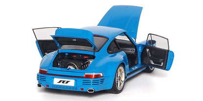 Almost-Real 2018 Porsche 911 RUF SCR Coupe Mexico Blue 1:18