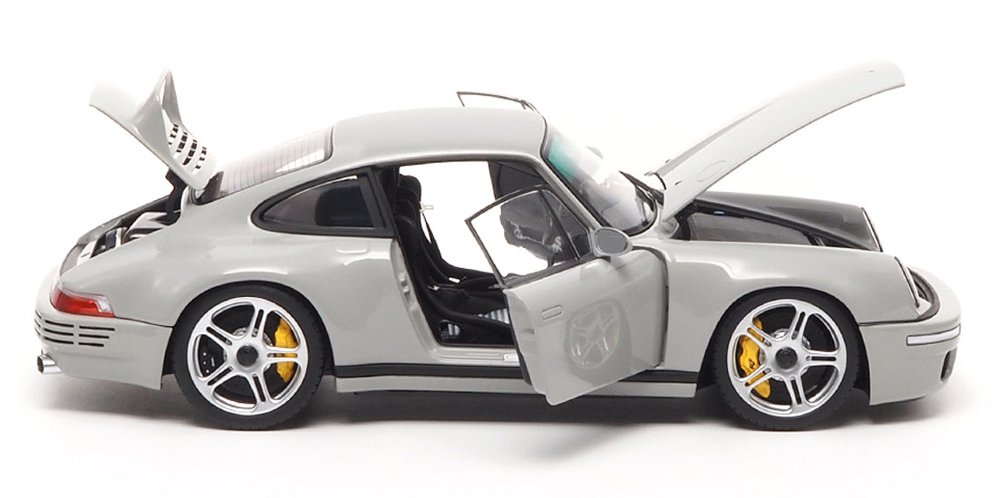 Almost-Real 2018 Porsche 911 RUF SCR Coupe Chalk 1:18