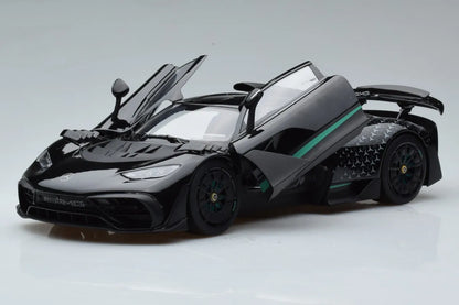 NZG 2022 Mercedes Benz One AMG (C298) Hyper Black 1:18 DEALER EDITION