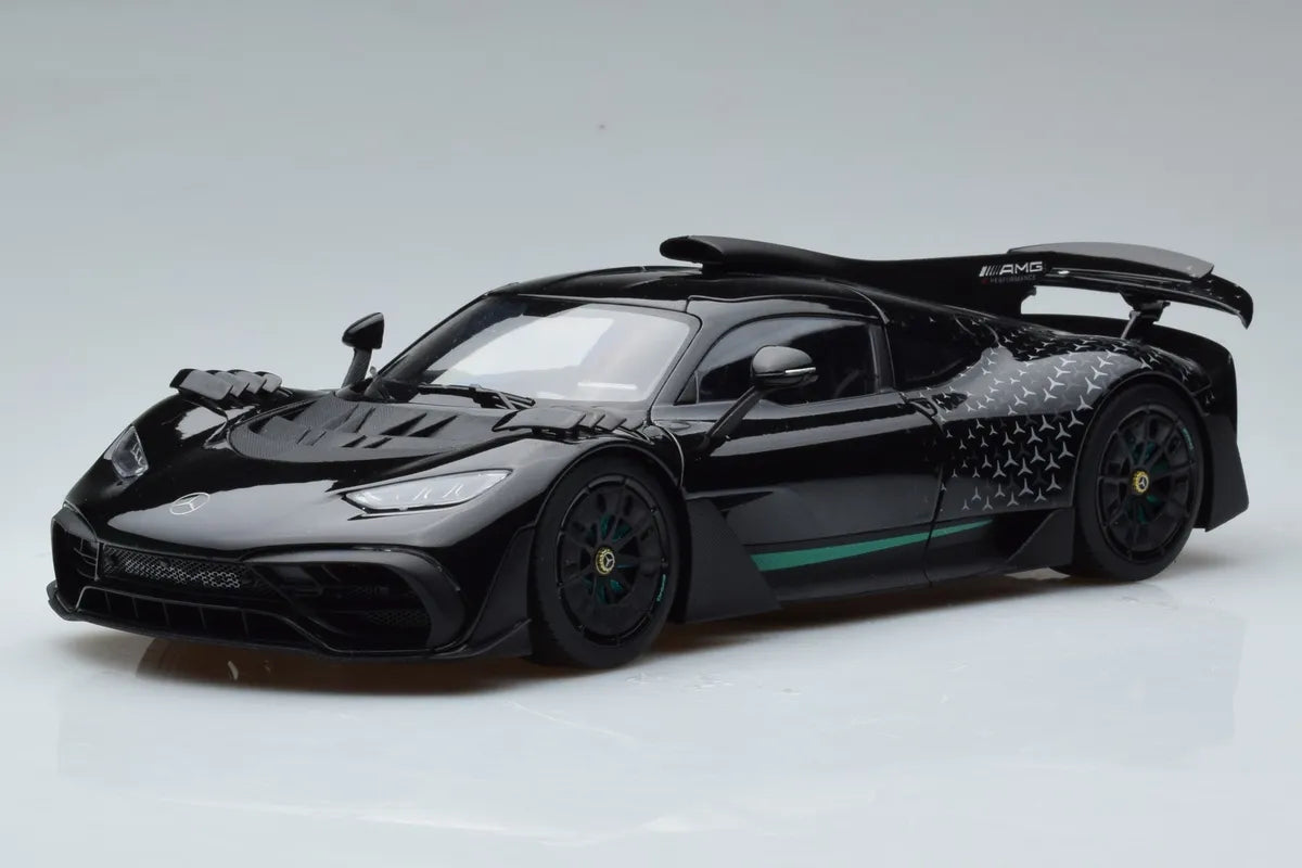 NZG 2022 Mercedes Benz One AMG (C298) Hyper Black 1:18 DEALER EDITION