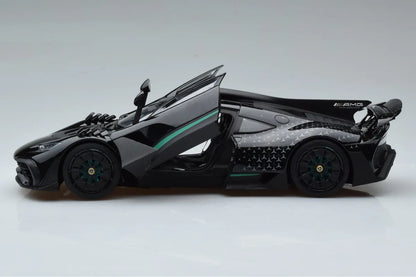 NZG 2022 Mercedes Benz One AMG (C298) Hyper Black 1:18 DEALER EDITION