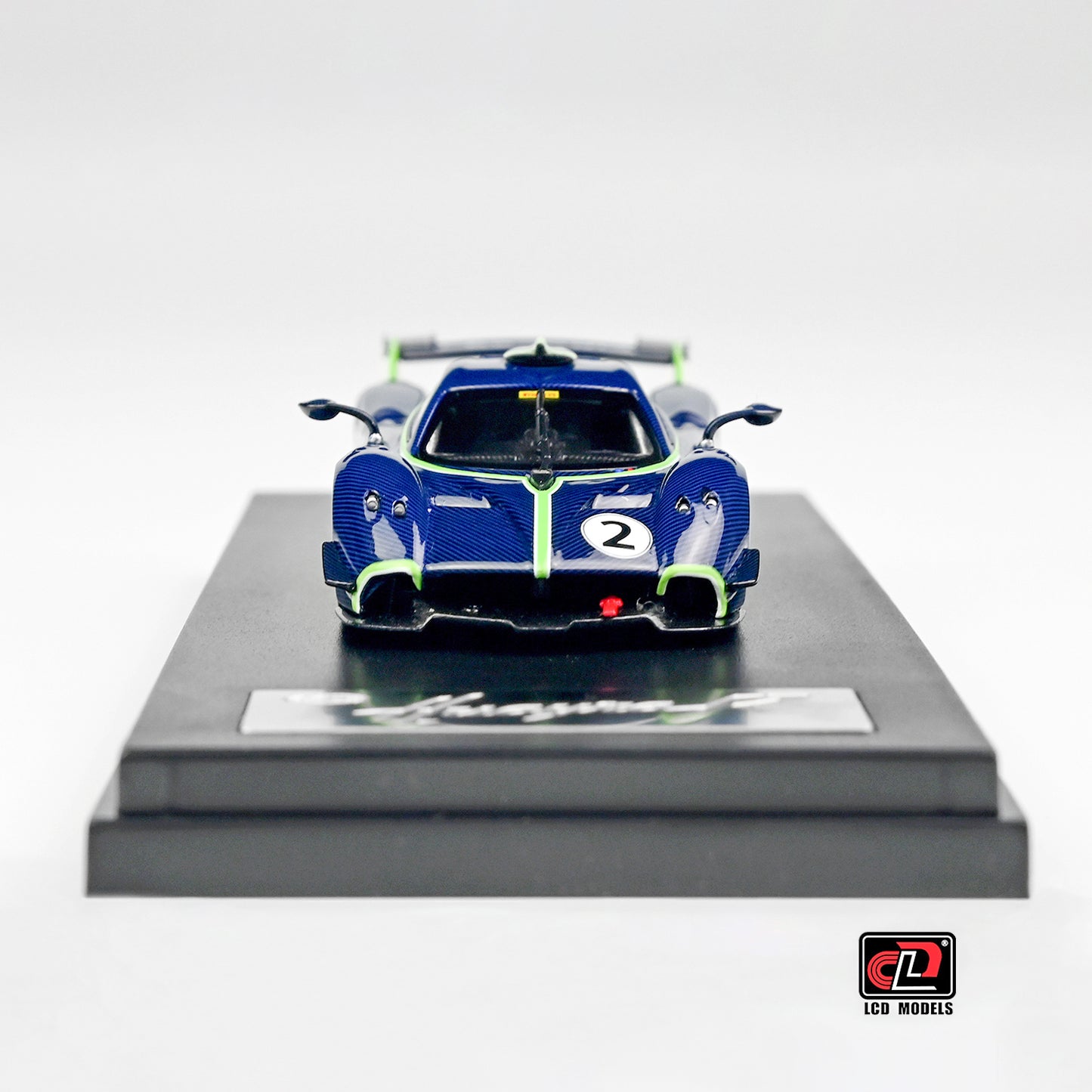 LCD Pagani Huayra R No 2 Blue Carbon 1:64