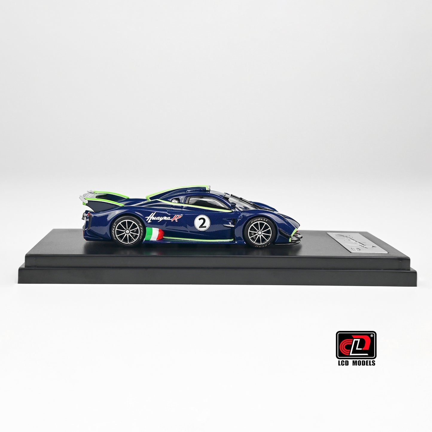 LCD Pagani Huayra R No 2 Blue Carbon 1:64