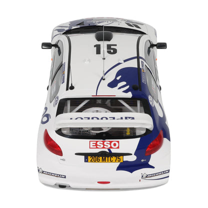 Otto 1999 Peugeot 206 WRC Tour de Corse 1999 No 15 Rally White 1:12