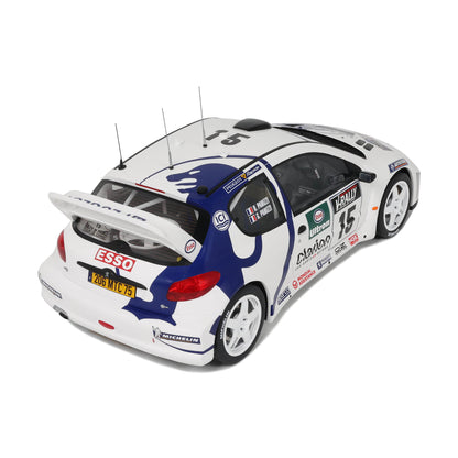 Otto 1999 Peugeot 206 WRC Tour de Corse 1999 No 15 Rally White 1:12