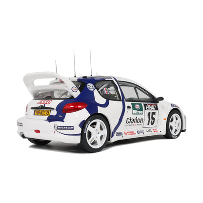 Otto 1999 Peugeot 206 WRC Tour de Corse 1999 No 15 Rally White 1:12