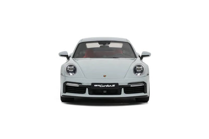 GT Spirit 2020 Porsche 911 992 Turbo S Chalk (AKA Crayon) w/ Red Interior 1:18 Resin