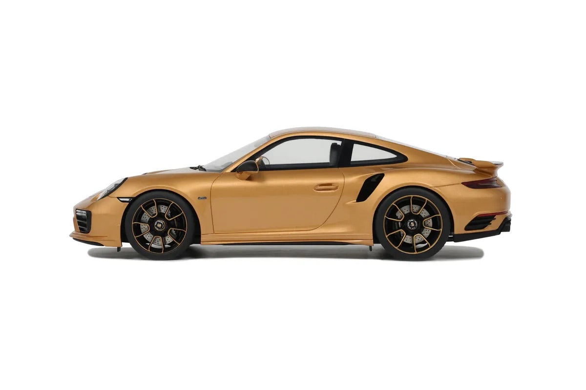 GT Spirit Porsche 911 991.2 Turbo S Coupe Gold 1:18 Resin, LIMITED