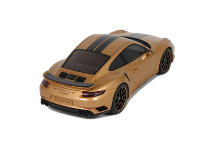 GT Spirit Porsche 911 991.2 Turbo S Coupe Gold 1:18 Resin, LIMITED