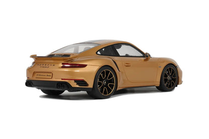 GT Spirit Porsche 911 991.2 Turbo S Coupe Gold 1:18 Resin, LIMITED