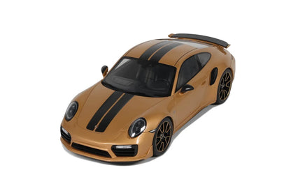 GT Spirit Porsche 911 991.2 Turbo S Coupe Gold 1:18 Resin, LIMITED