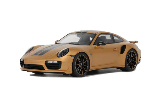 GT Spirit Porsche 911 991.2 Turbo S Coupe Gold 1:18 Resin, LIMITED