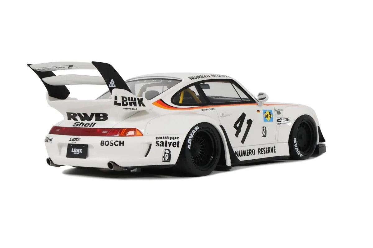 GT Spirit 2023 Porsche 911 993 RWB Bodykit Kato-San No 41 Racing 1:18 Resin